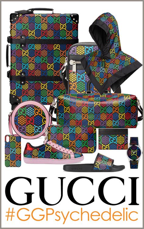 GUCCI’S GG PSYCHEDELIC COLLECTION .